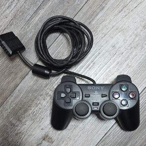 Sony PS2 | Dualshock 2 Black Wired Controller *PARTS ONLY